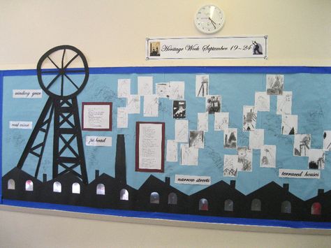 Heritage Week classroom display photo - Photo gallery - SparkleBox Classroom Displays Ks1, Victorian Classroom, Victorian Display, Classroom Display Boards, History Classroom Decorations, Victorian Artwork, Geography Classroom, School Exhibition, Revolution Art