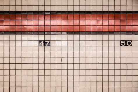 NYC subway wall stock photography New York City Subway, Dollar Photo, Underground Station, New York Pizza, Cardboard Design, New York Subway, Subway Train, Photo Club, Subway Tiles