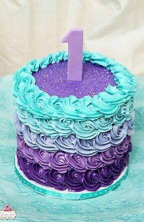 So delicious. Here are 101 adorable smash cake ideas. Purple Cakes Birthday, Purple Cakes, Purple Birthday, Little Mermaid Birthday, Mermaid Theme Birthday, Mermaid Cakes, Baby Shower Cupcakes, Mermaid Birthday Party, 1st Birthdays