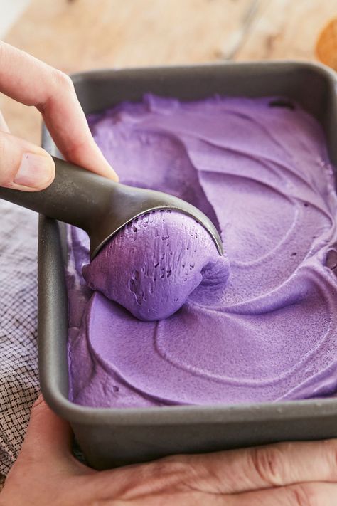 Homemade Condensed Milk, Ube Ice Cream, Ube Recipes, Ice Cream Recipes Machine, Easy Homemade Ice Cream, Filipino Food Dessert, Sugar Mountain, Bigger Bolder Baking, Fantasy Food