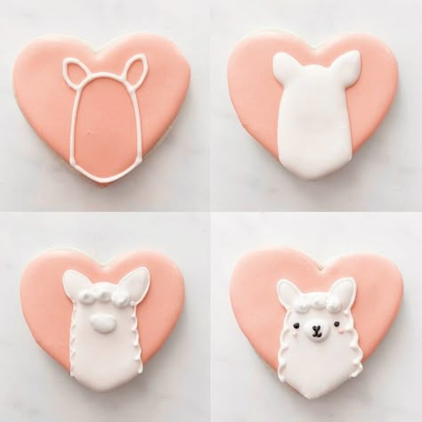 Frosting Cookies, Valentine Sugar Cookies, Royal Iced Cookies, Sugar Cookie Royal Icing, Iced Sugar Cookies, Spring Cookies, Airbrush App, Sugar Cookie Designs, Horse Treats