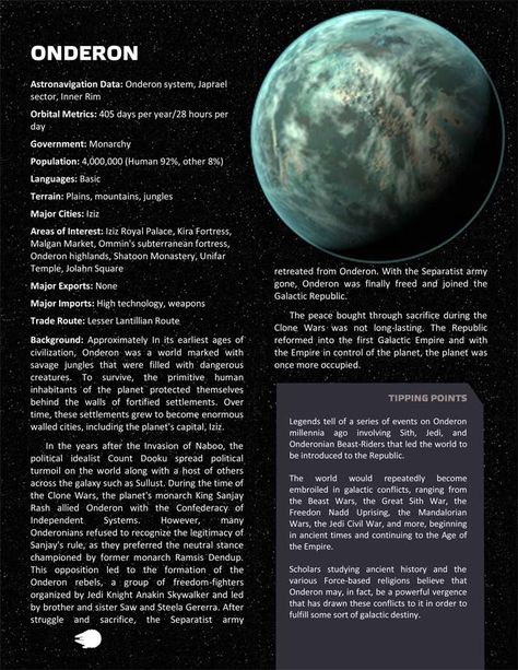 Imaginary Planet Ideas, Star Wars 5e, Starwars Planets, Star Wars Infographic, Star Wars Timeline, Edge Of The Empire, Star Wars Planets, Fantasy Flight Games, Planets And Moons