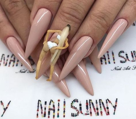 Kim Kardashian Nails, Weird Nails, Ugly Nails, Bad Nails, Crazy Nail Designs, Mens Nails, Cute Nail Art Designs, Crazy Nails, Trendy Nail Design