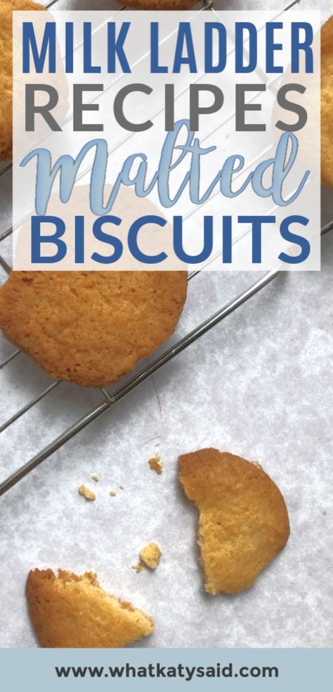 Wanting to start the milk ladder but want to make everything yourself? These malted biscuits are the first stage of the ladder and are super easy to make. Milk Ladder Recipes, Dairy Ladder Step 1 Recipe, Dairy Ladder, Milk Ladder, Malted Milk Biscuits, Teething Biscuits, Baby Muffins, Cows Milk, Milk Biscuits