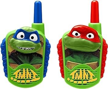 Amazon.com: eKids Teenage Mutant Nina Turtles Toy Walkie Talkies for Kids, Static Free Indoor and Outdoor Toys for Boys, Designed for Fans of Ninja Turtles Toys : Toys & Games Outside Toys For Boys, Ninja Turtles Toys, Teenage Mutant Ninja Turtles Toy, Outdoor Toys For Boys, Turtle Birthday Parties, Ninja Turtle Toys, Teenage Turtles, Ninja Turtle Birthday, Turtle Birthday