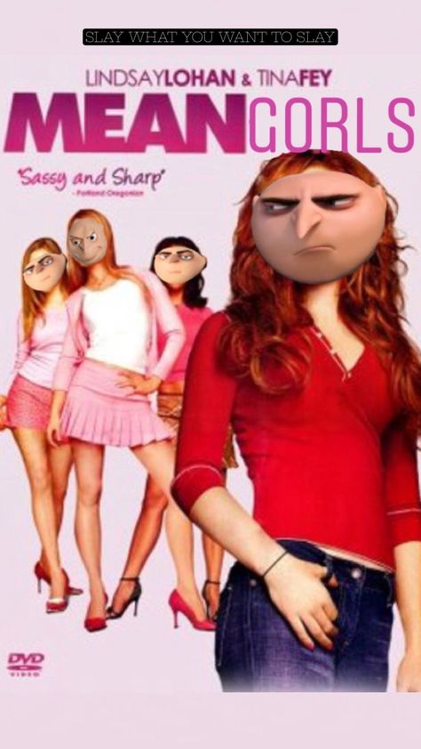 Gru in mean girl Who Will Gru Be Tonight, California Gorls Gru, Gru Gorls Funny, Mean Girls Gru, Gru X Lucy, Gru Pumpkin, Gru Pictures, Gru Mask, Gru Cosplay