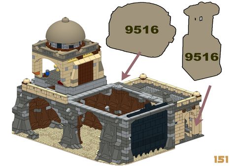 Jabba Palace, Lego Tatooine, Jabba's Palace, Lego Mosaic, Star Wars Gif, Diy Lego, Diy Star, Star Wars Room, Mos Eisley