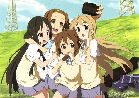 K-On! | Kakifly | Kyoto Animation / Hirasawa Yui, Tainaka Ritsu, Akiyama Mio, and Kotobuki Tsumugi K On, Anime