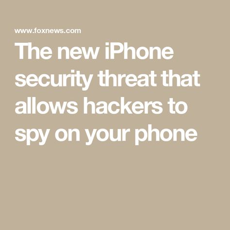 The new iPhone security threat that allows hackers to spy on your phone How To Spy On Someone Phones, Iphone Keyboard, Iphone Info, Ios Update, Iphone Tips, Password Manager, Antivirus Software, Tech Review, Iphone Hacks