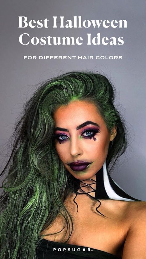 Orange Hair Halloween Costumes Women, 2025 Halloween Costume Ideas, Halloween Costume With Green Hair, Halloween Costume Ideas With Pink Hair, Purple Halloween Costumes Women, Green Hair Halloween Costumes Ideas, Halloween Costume Orange Hair, Halloween Costume With Braids, Grey Hair Halloween Costumes