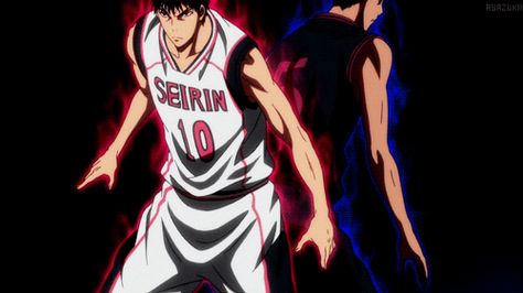 Kagami VS Aomine Kagami And Aomine, Teiko Middle School, Aomine And Kagami, Kagami Vs Aomine, Kuroko No Basket Aomine, Anime Basket, Kagami Kuroko, Aomine Kuroko, Glass Drawing