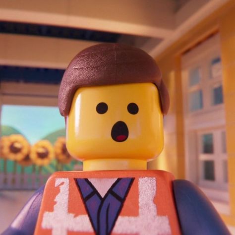 Emmett The Lego Movie, The Lego Movie Aesthetic, Emmet Lego Movie Pfp, Emmet The Lego Movie, Emmet Lego Movie, Emmet Brickowski, Lego Movie Characters, Emmet Lego, Lego Stickers