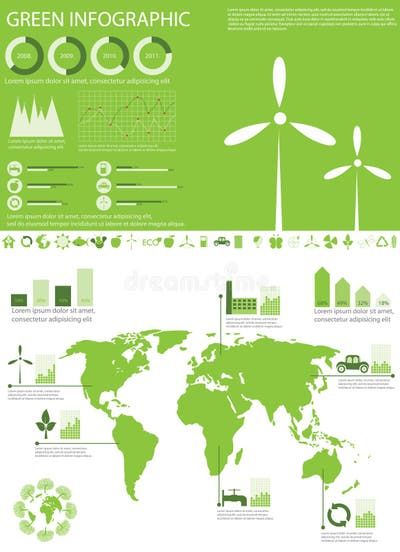 Renewable energy stock vector. Illustration of label - 53975105 Renewable Energy Illustration, Earth Infographic, Energy Infographic, Energy Illustration, Solar Wind, Renewable Energy, Ecology, World Map, Stock Illustration