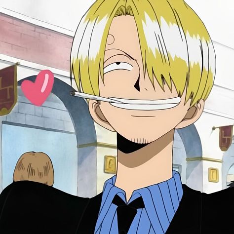 Sanji Simp, Sanji Skypiea, Sanji Pre Timeskip, Sanji Heart, Sanji Cooking, Sanji Cute, Sanji Pfp, 00s Nostalgia, Watch One Piece