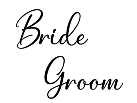 Wedding Decals, Bride Svg, Wedding Svg, Text Fonts, Silhouette Art, Cricut Cut, New Quotes, Budget Wedding, Wedding Groom