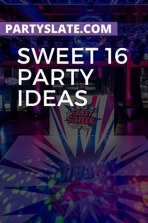 Wow-Worthy Sweet 16 Party Themes to Make Your Celebration Go From Ordinary to Extraordinary. Find out the best ways to celebrate this epic milestone (& real event examples) on PartySlate. Sweet 16 Night Club Theme, Sweet 16 Lake Party Ideas, Sweet 16 Themes Unique, 16 Party Themes, Party Themes For Teenagers, Sweet 16 For Boys, Sweet Sixteen Party Themes, Sweet 16 Party Themes, Candy Themed Party