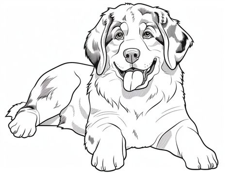 illustration of Bernese Mountain Dog coloring for all ages Bernese Mountain Dogs, Mandala Turtle, Domestic Animals, Dog Coloring Page, Mountain Dog, Bernese Mountain, Fantasy Fairy, Bernese Mountain Dog, Mountain Dogs