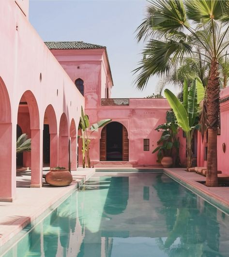 FROM THE MOODBOARD: Our wanderlust dreams are transporting us to the vibrant hues and intricate designs of Moroccan interiors. Dreaming of adventures in exotic lands. Who’s ready to join us? Moroccan Vacation, Marrakech Interior, Moroccan Terrace, Chevron Flooring, Moroccan Villa, Moroccan Houses, Moroccan Riad, Villa Vacation, Simple Decoration