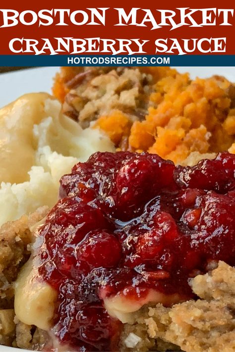 Copycat Boston Market Cranberry Sauce Gf Snacks, Boston Market, Jellied Cranberry Sauce, Thanksgiving 2023, Dry Rubs, Cranberry Relish, Cranberry Sauce Recipe, Thanksgiving Dinner Recipes, Condiment Recipes