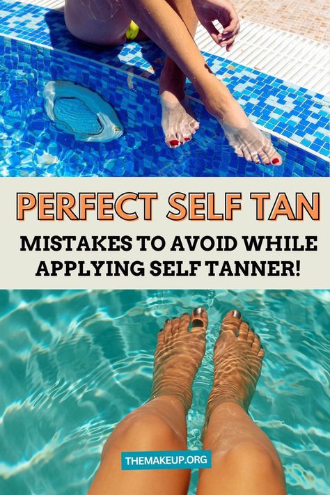 Self tanning mistakes and tips Self Tanning Tips, Best Self Tanner, Tanning Tips, Self Tanning, Beauty Advice, Self Tanner, K Beauty, Sun Kissed, Beauty Secrets