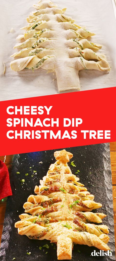 Spinach Dip Christmas Tree, Cheesy Spinach Dip, Tree Spinach, Cheesy Spinach, Appetizer Bites, Holiday Menus, Spinach Dip, Holiday Appetizers, Spinach Artichoke