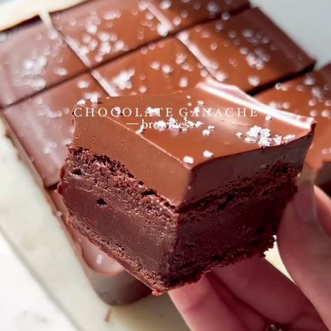 Chocolate Ganache Brownies Recipe, Ganache For Brownies, Brownie With Ganache, Brownies With Chocolate Ganache, Recipes With Chocolate Ganache, Brownies With Ganache, Chocolate Ganache Brownies, Brownie Ganache, Ganache Brownies