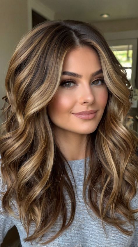 👱 Refined Medium Balayage Hair Brown fall bronde balayage | Sophisticated Secret