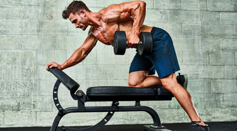 8 Best Anabolic Exercises | Muscle & Fitness Row Exercise, Back Workout Men, Barbell Shoulder Press, Dumbbell Row, Muscle Fiber, Dumbbell Shoulder, Good Back Workouts, Trx Workouts, Muscle Imbalance