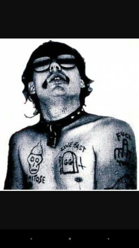 Gg Allin, Evil Pictures, Lp Cover, Thrash Metal, Crazy People, Weird Art, Glam Rock, Kinds Of Music, Music Love