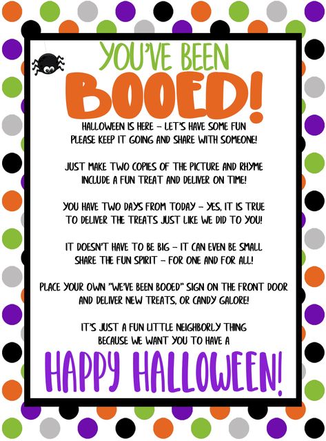 "You've Been Booed!" A Free Printable for Halloween - You've Been Booed Ideas, You've Been Booed Free Printable, You Have Been Booed, You've Been Booed Printable, Youve Been Bood, Booed Printable, Been Booed, Lego Halloween, You've Been Booed