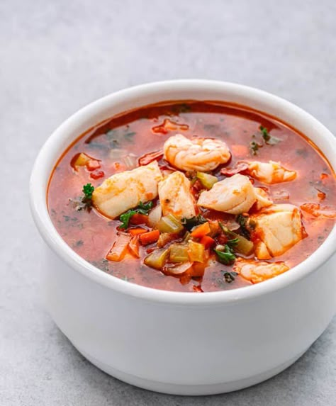 Fish Soup Recipe Seafood, Seafood Vegetable Soup, Fish And Vegetable Soup, Instant Pot Fish Soup, Tomato Fish Soup, Fish Broth Soup, Fish Soup Recipe Asian, Cod Fish Soup Recipes, Seafood Broth Uses