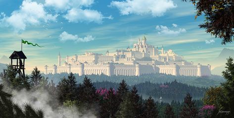 High Garden, House Tyrell, Asoiaf Art, Naruto Oc Characters, 3d Concept, Gra O Tron, Game Of Thrones Art, Fantasy City, Fantasy Castle