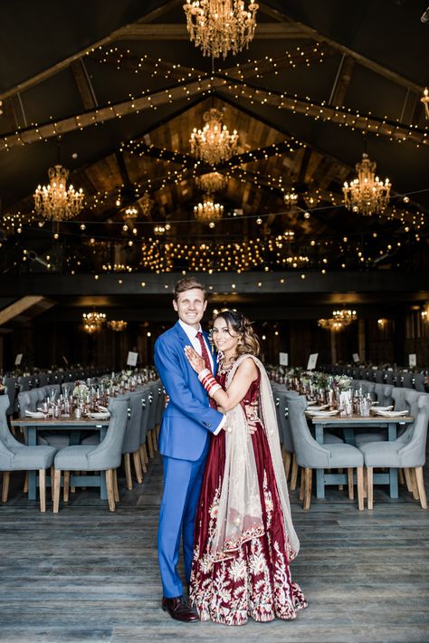 Married // Anglo Indian Fusion Wedding // Yorkshire // Photography by Kazooieloki. Desi American Wedding, Indian Farm Wedding, Fusion Wedding Dress, Indian Christian Wedding, Traditional Lengha, Yorkshire Photography, Indian American Weddings, Luxury Indian Wedding, Interfaith Wedding