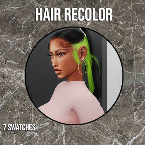 Sims 4 Slouch Socks Cc, Sims 4 Cc Skunk Stripe Hair, Skunk Ponytail, Sims Cc Patreon, Sims Collection, Cc Patreon, Skunk Stripe, Sims 4 Black Hair, Cc Hair