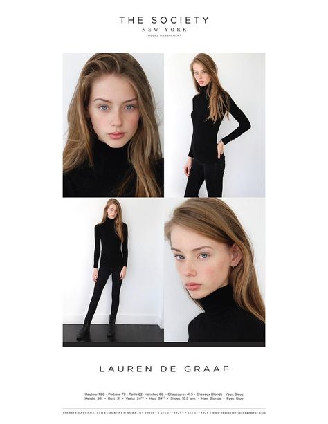 Lauren de Graaf - The Society S/S 16 Polaroids/Portraits (Polaroids/Digitals) Poses Headshot, Model Portfolio Examples, Model Comp Card, Model Polaroids, Modelling Portfolio, Model Headshots, Headshot Poses, Model Casting, Model Lifestyle