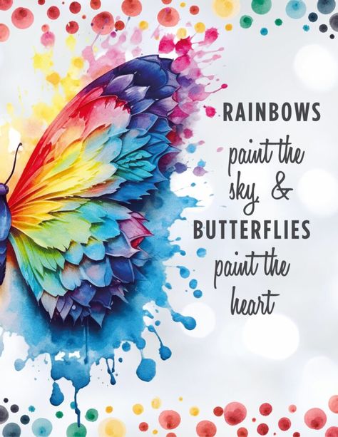 Beautiful Butterflies Quotes, Morning Gifs, Dragonfly Painting, Rainbow Butterflies, Beautiful Butterfly Pictures, Product Inspiration, Butterfly Artwork, Butterfly Quotes, Pretty Artwork