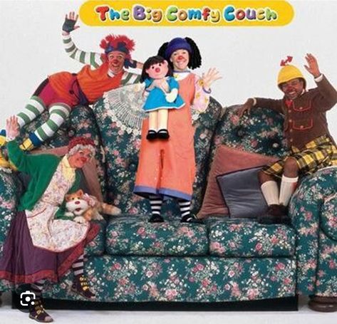 Big Comfy Couch Costume, Couch Comfy, Big Comfy Couch, The Big Comfy Couch, Heroes Wiki, Childhood Tv Shows, Tv Tropes, Book Pins, Comfy Couch