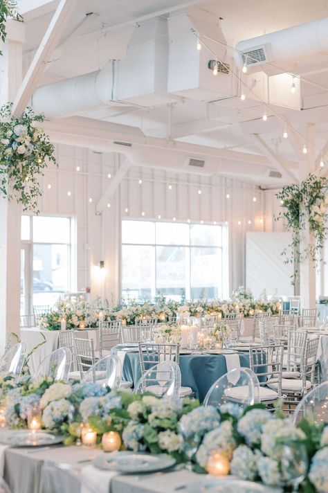 14TENN Nashville Winter Wedding Wedding Athstetic, Coastal Winter Wedding, Blue And White Winter Wedding Flowers, Winter Wedding Light Blue, Spring Lake Wedding, Wedding Venues Blue Theme, Blue And White Summer Wedding, Winter Coastal Wedding, Beach Wedding Mood Board