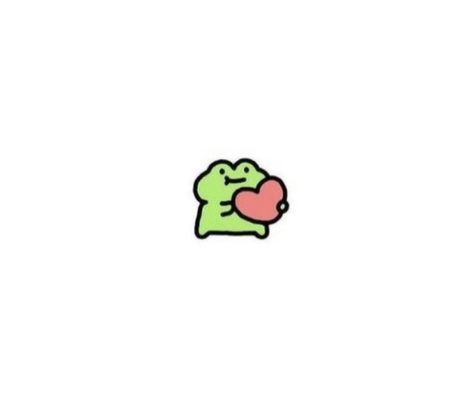 Simple Doodles Frog, Froggy Pfp, Stickers Frog, Frogs Cute, Cute Small Drawings, Frog Tattoos, Cute Easy Doodles, Frog Drawing, Cute Frog