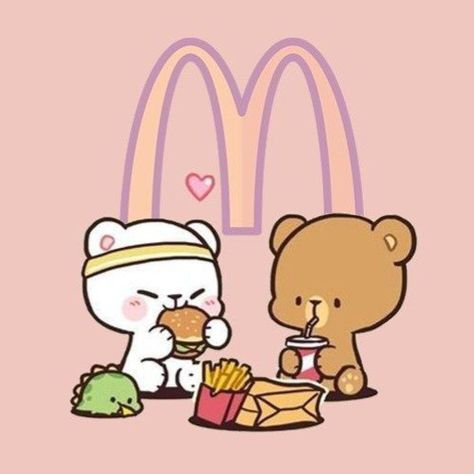 Mocha Bear And Milk Bear Wallpaper, Milk Mocha Bear, Milk And Mocha, Mocha Bear, Bear Gif, Drawings For Boyfriend, Cute Couple Comics, Milk & Mocha, Bear Drawing