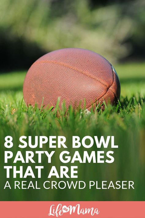 We’ve rounded up some Super Bowl party games that will help keep both you and the kiddos entertained and enjoying themselves. #superbowl #partygames #superbowlparty #gamesforkids Super Bowl Party Games For Kids, Super Bowl Party Games For Adults, Superbowl Games For Adults, Super Bowl Games To Play, Super Bowl Drinking Game, Super Bowl Games, Super Bowl Party Games, Super Bowl Sunday Party, Superbowl Party Games