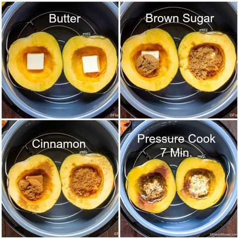 Cooking Acorn Squash In The Instant Pot, Instant Pot Acorn Squash Whole, Acorn Squash Instapot, How To Cook Acorn Squash In Instant Pot, Acorn Squash In Ninja Foodi, Acorn Squash Recipe Instant Pot, Acorn Squash Instant Pot Recipes, Acorn Squash In Instant Pot, Acorn Squash Slow Cooker