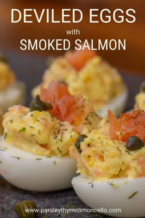 Devil Eggs, Salmon Appetizer, Devilled Eggs Recipe Best, Happy Lady, Devilled Eggs, Healthy Appetizer, Healthy Appetizer Recipes, Interesting Recipes, Deviled Eggs Recipe