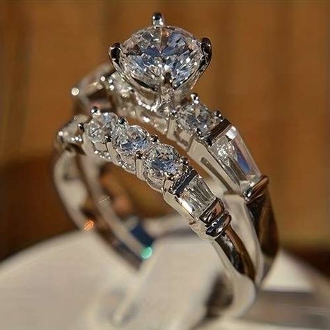 Elegant Wedding Rings, Couples Ring Set, Mens Engagement, Bridal Wedding Rings, Bridal Engagement Rings, Jewelry Wedding Rings, Diamond Ring Settings, Men's Jewelry Rings, Bridal Ring Set