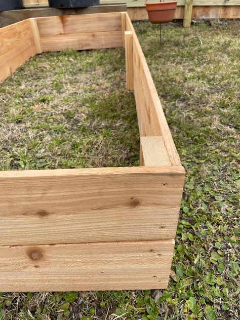 High Raised Garden Beds, Building A Raised Bed, Wooden Garden Boxes, Large Raised Garden Beds, Beautiful Raised Garden Beds, Diy Raised Garden Beds, Build A Raised Garden Bed, Cheap Raised Garden Beds, Plant Troughs