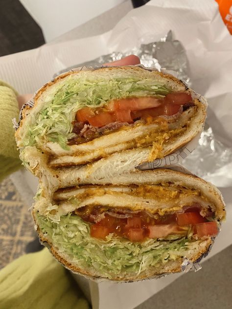 Nyc Sandwiches, Turkey Club Sandwich, New York City Food, Sandwich Chicken, Turkey Club, Early 20s, Deli Sandwiches, Sub Sandwiches, Food Lunch