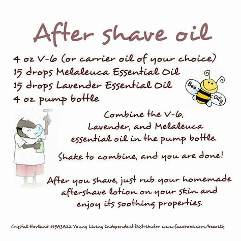 . After Shave Oil, Homemade Beard Oil, Melaleuca Essential Oil, Essential Oil For Men, Shave Oil, Essential Oil Skin Care, Beard Butter, Young Living Essential Oils Recipes, Oils For Men