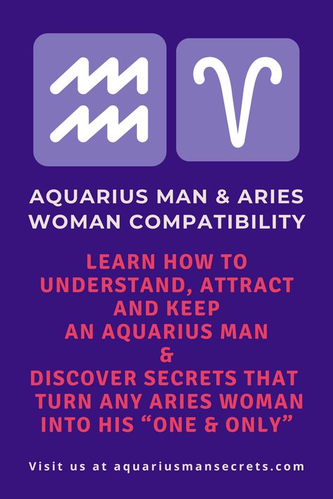 Hey there beautiful Aries lady! I believe you are here for a reason: you want a committed relationship with that Aquarius man in your life. I've consulted many clients with this special combination and have helped them find a way to align their stars and make it work after all. I can help you too, just keep reading. #zodiac #horoscope #sign #love #relationship #compatibility #dating #aquarius #aries #man #woman #match #seduce #attract #in_love #guy #lady #compatible #in_bed #compatibility Aries Aquarius Compatibility, Aries And Aquarius Relationship, Aries And Aquarius Compatibility, Aquarius Relationship, Aquarius Compatibility, Aquarius Aries, Aquarius Man, Aries Aquarius, Down On One Knee