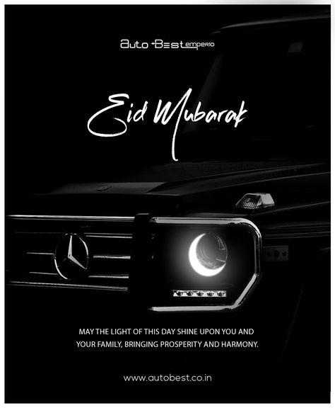 May the light of Eid illuminate your path, bringing peace, harmony, and endless blessings. EID MUBARAK ! TEAM AUTOBEST EMPERIO • 🚘 #abe #teamautobest #autobestemperio #autobest #eid #festival #allah #blessings Car Eid Mubarak, Eid Creative Poster, Eid Mubarak Creative Ads, Eid Creative Ads, Eid Ads, Ramdan Mubarak, Eid Mubarak Design, Valley Logo, Brazil Wallpaper