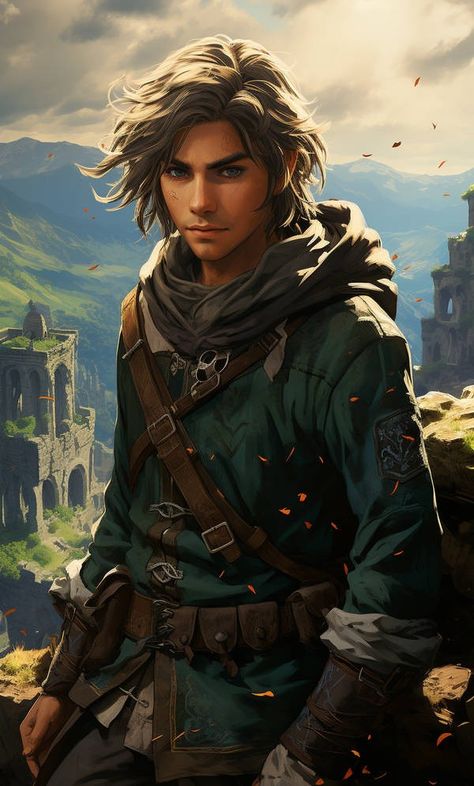 Dnd Monk Male, Halfling Rogue Male, Dnd Halfling Male, Dnd Adventurer, Halfling Rogue, Ranger Dnd, Rogue Character, Fantasy Adventurer, Viking Character